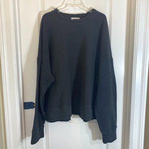 Raucohouse RCHS Charcoal Gray Streetwear Oversized Unisex Sweatshirt